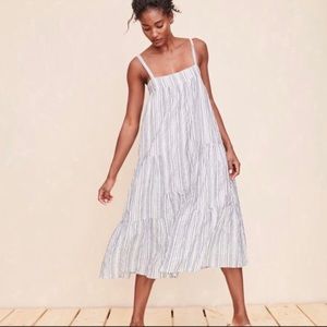 JENNI KAYNE SUMMER DRESS Light Blue & White Color Women’s Size 4